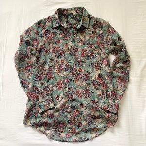 Floral MNG dress shirt